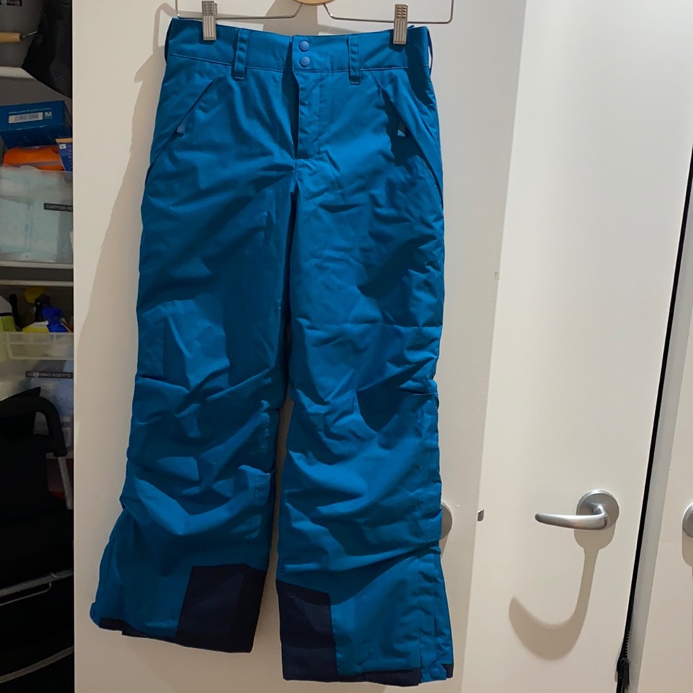 Patagonia Girls Insulated Snowbelle Pants L (12) in Underwater Blue